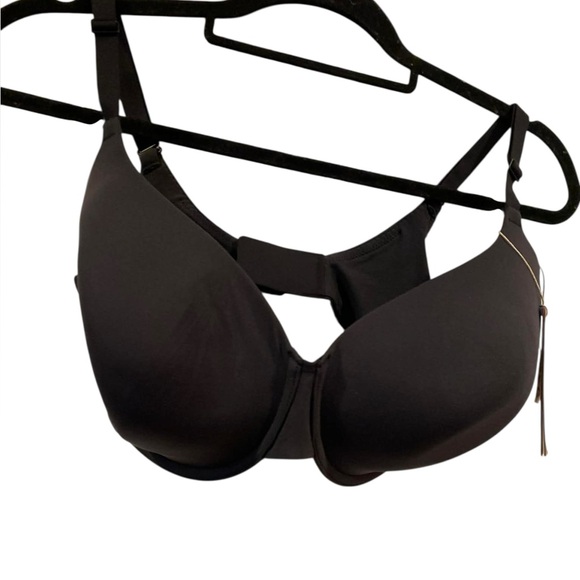 NWT SKIMS t shirt bra ONYX Size 36DDD - Picture 3 of 5